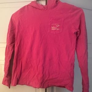 Girls vineyard vines long sleeve with hood